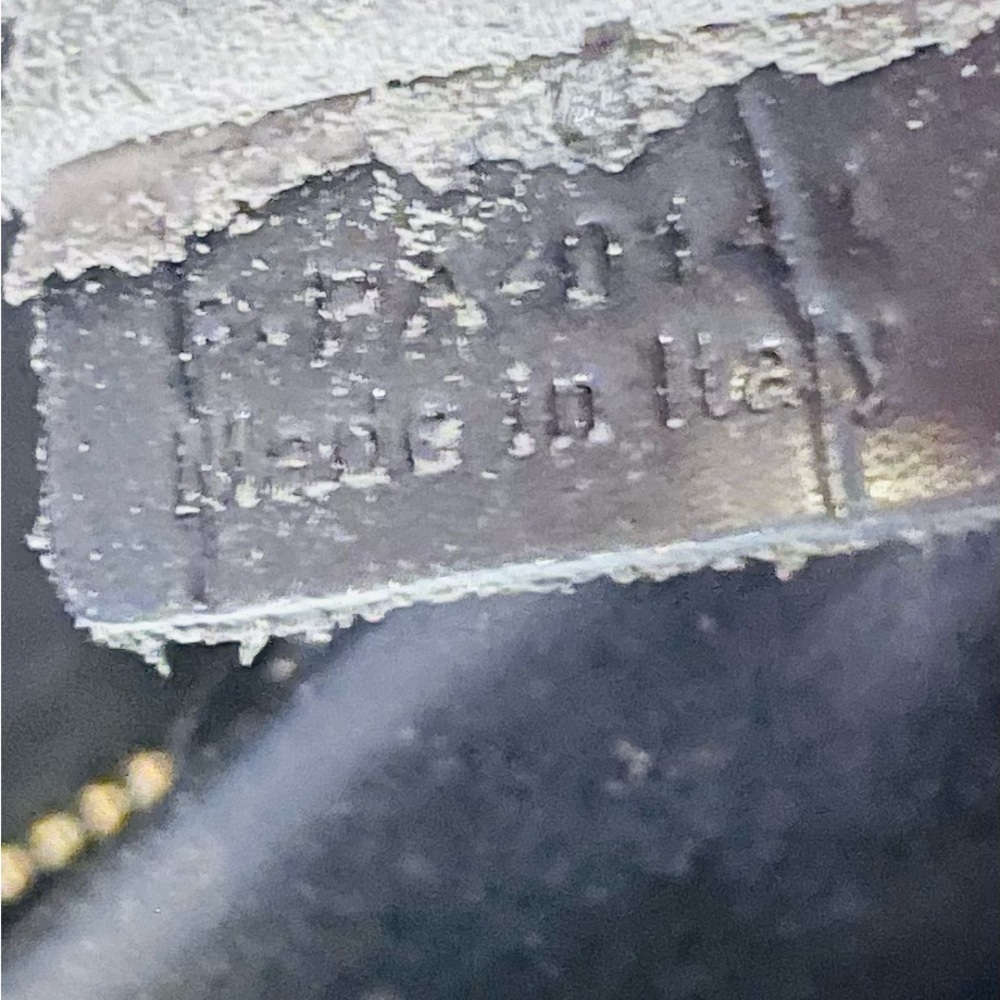 Celine Black Croc-Embossed BagCeline Crocodile Embossed Leather Bag - Picture 11 of 14